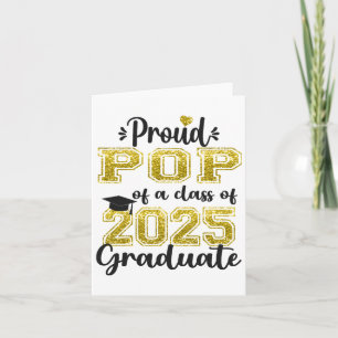 Super Proud Pop Of 2025 Graduate Senior Graduation Card