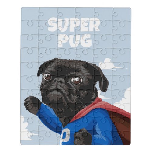 Super Pug Jigsaw Puzzle