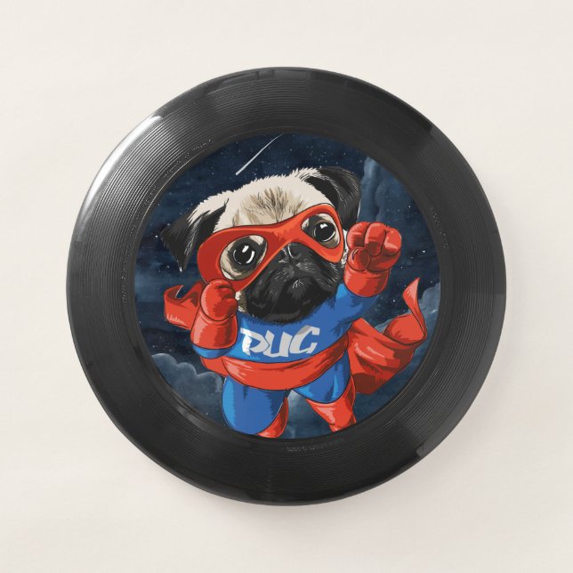 Super Pug Wham-O Frisbee (Front)