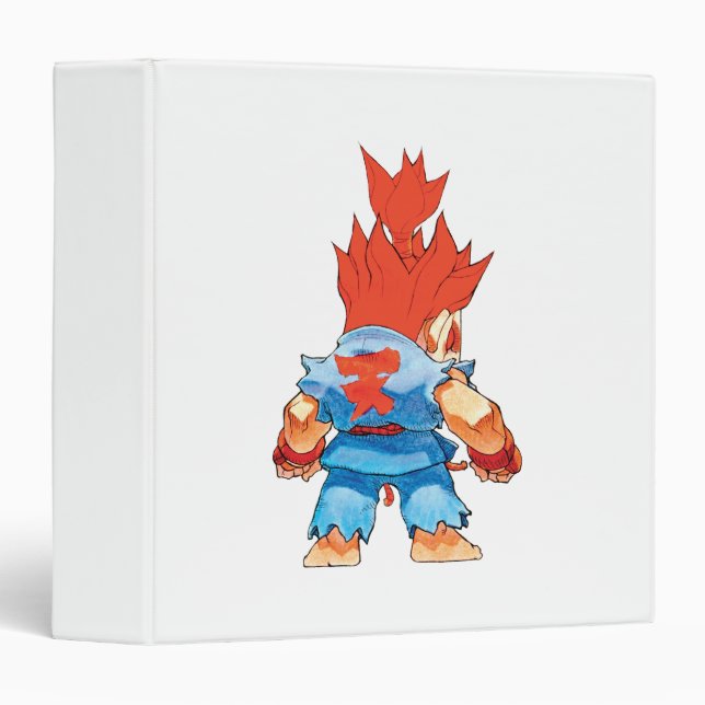 Super Puzzle Fighter II Turbo Akuma Binder (Front/Spine)