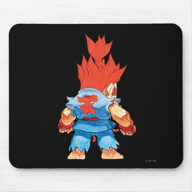 Super Puzzle Fighter II Turbo Akuma Mouse Pad (Front)