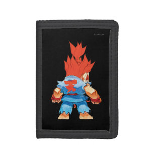 Super Puzzle Fighter II Turbo Akuma Trifold Wallet