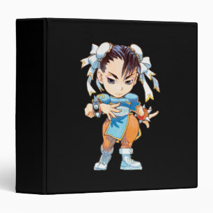Super Puzzle Fighter II Turbo Chun-Li 3 Ring Binder
