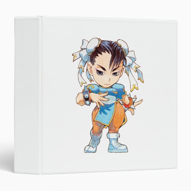 Super Puzzle Fighter II Turbo Chun-Li Binder (Front/Spine)