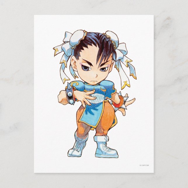 Super Puzzle Fighter II Turbo Chun-Li Postcard (Front)
