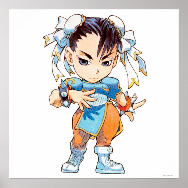 Super Puzzle Fighter II Turbo Chun-Li Poster (Front)