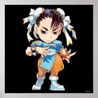 Super Puzzle Fighter II Turbo Chun-Li Poster