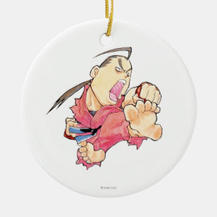 Super Puzzle Fighter II Turbo Dan 2 Ceramic Ornament