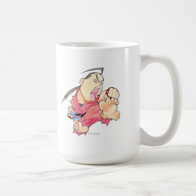 Super Puzzle Fighter II Turbo Dan 2 Coffee Mug (Right)