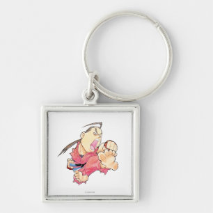 Super Puzzle Fighter II Turbo Dan 2 Keychain