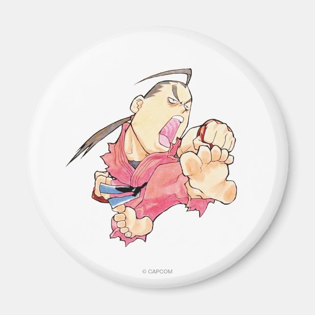 Super Puzzle Fighter II Turbo Dan 2 Magnet (Front)