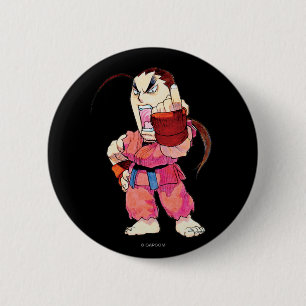 Super Puzzle Fighter II Turbo Dan Pinback Button