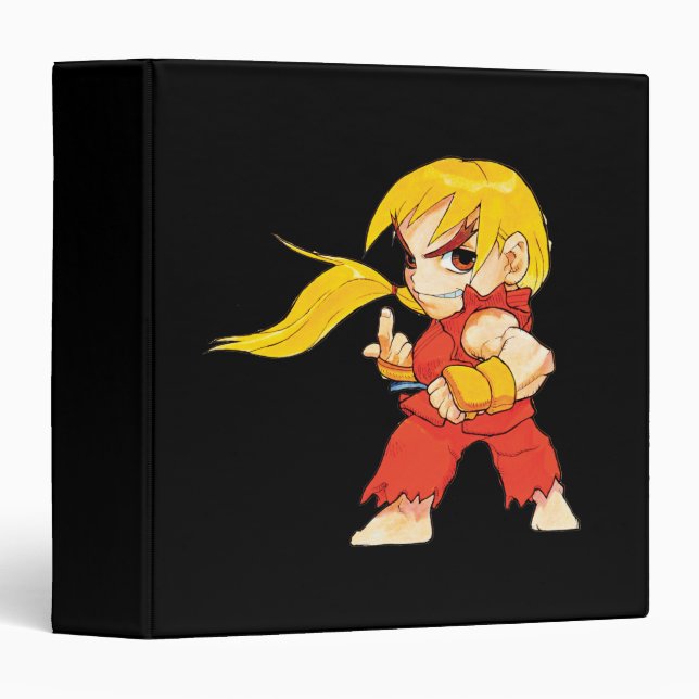Super Puzzle Fighter II Turbo Ken Binder (Front/Spine)