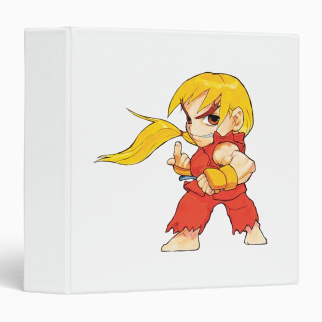 Super Puzzle Fighter II Turbo Ken Binder (Front/Spine)