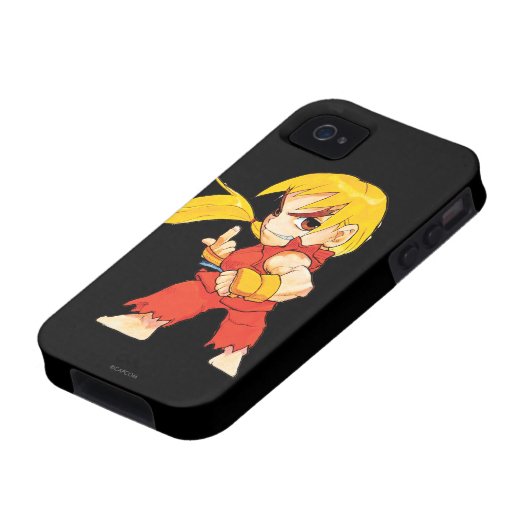 Super Puzzle Fighter II Turbo Ken Case-Mate iPhone Case (Bottom)