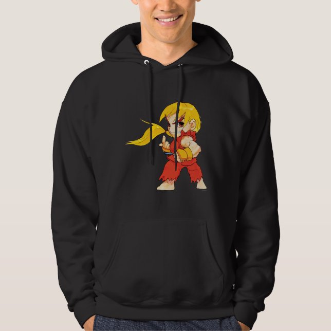 Super Puzzle Fighter II Turbo Ken Hoodie (Front)