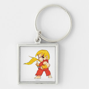 Super Puzzle Fighter II Turbo Ken Keychain