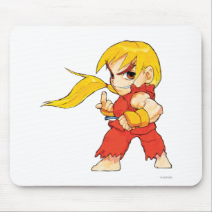 Super Puzzle Fighter II Turbo Ken Mouse Pad