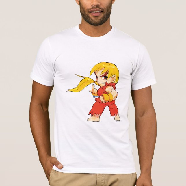 Super Puzzle Fighter II Turbo Ken T-Shirt (Front)