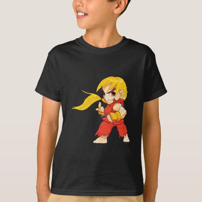 Super Puzzle Fighter II Turbo Ken T-Shirt (Front)