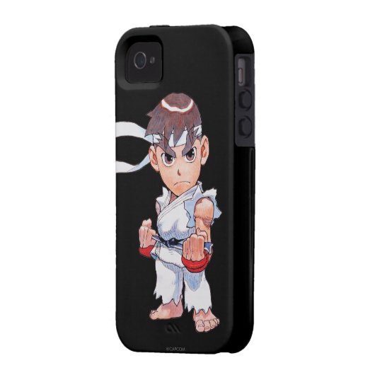 Super Puzzle Fighter II Turbo Ryu Case-Mate iPhone Case (Back Left)