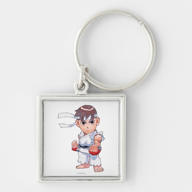 Super Puzzle Fighter II Turbo Ryu Keychain (Front)