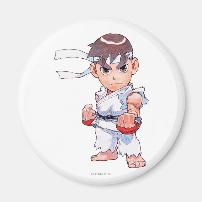 Super Puzzle Fighter II Turbo Ryu Magnet (Front)