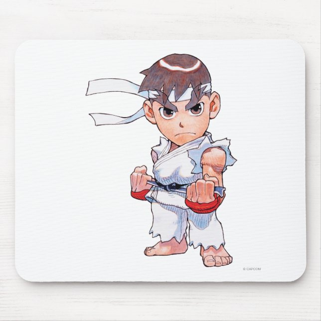 Super Puzzle Fighter II Turbo Ryu Mouse Pad (Front)