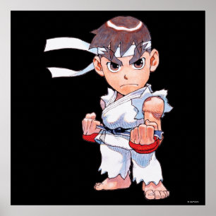 Super Puzzle Fighter II Turbo Ryu Poster