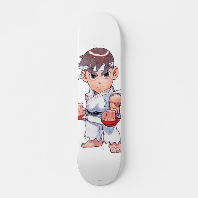 Super Puzzle Fighter II Turbo Ryu Skateboard Deck (Front)