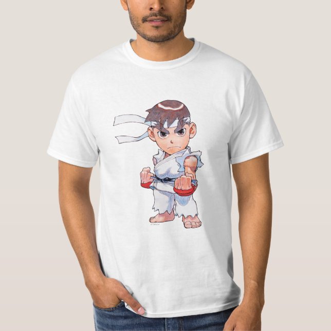 Super Puzzle Fighter II Turbo Ryu T-Shirt (Front)