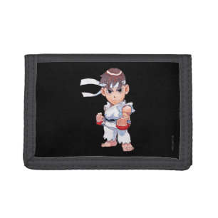 Super Puzzle Fighter II Turbo Ryu Trifold Wallet