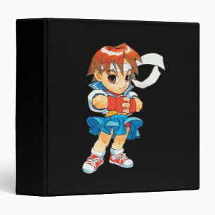 Super Puzzle Fighter II Turbo Sakura 2 3 Ring Binder