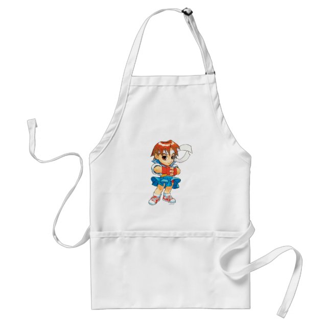 Super Puzzle Fighter II Turbo Sakura 2 Adult Apron (Front)