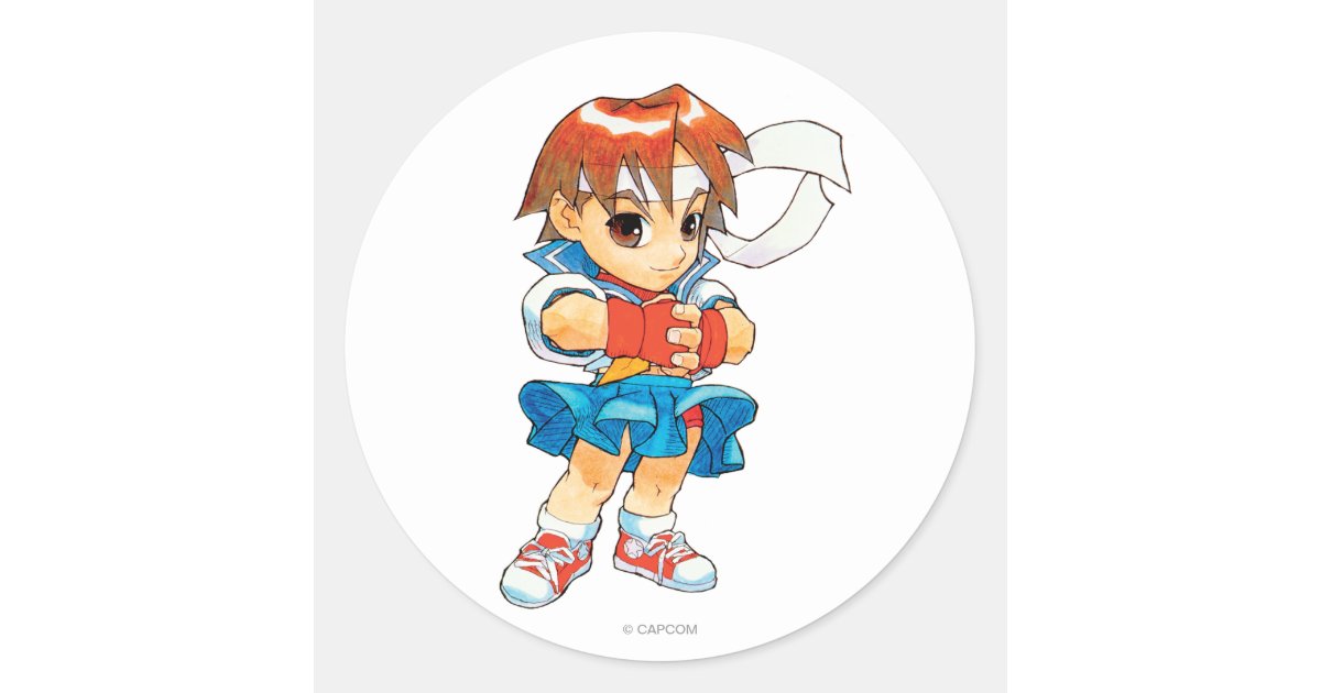 Akuma - Super Puzzle Fighter 2 - Street Fighter - Sticker