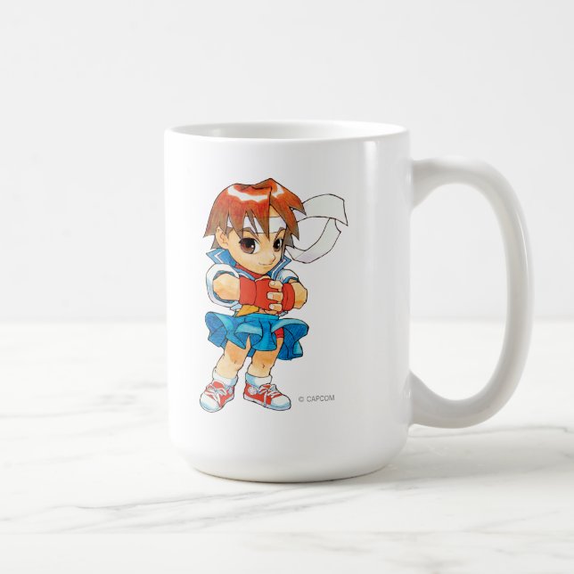 Super Puzzle Fighter II Turbo Sakura 2 Coffee Mug (Right)