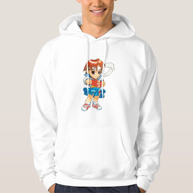 Super Puzzle Fighter II Turbo Sakura 2 Hoodie (Front)