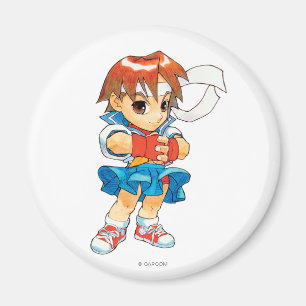Super Puzzle Fighter II Turbo Sakura 2 Magnet