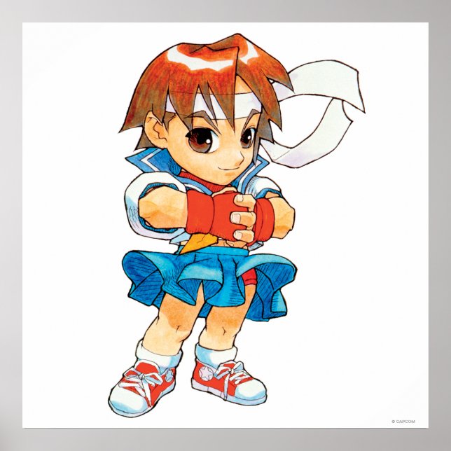 Super Puzzle Fighter II Turbo Sakura 2 Poster (Front)