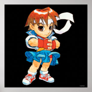 Super Puzzle Fighter II Turbo Sakura 2 Poster