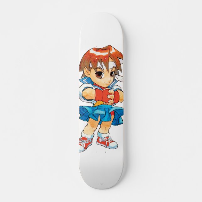 Super Puzzle Fighter II Turbo Sakura 2 Skateboard (Front)
