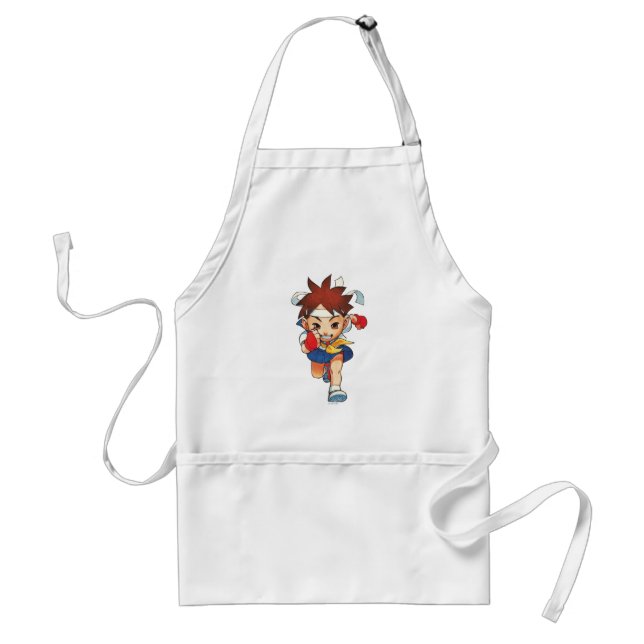 Super Puzzle Fighter II Turbo Sakura Adult Apron (Front)