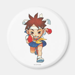 Super Puzzle Fighter II Turbo Sakura Magnet