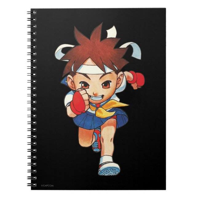 Super Puzzle Fighter II Turbo Sakura Notebook (Front)