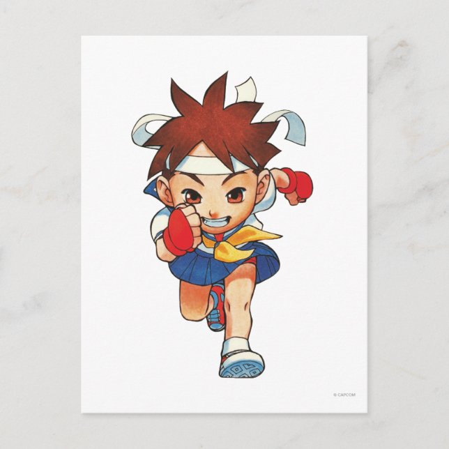 Super Puzzle Fighter II Turbo Sakura Postcard (Front)