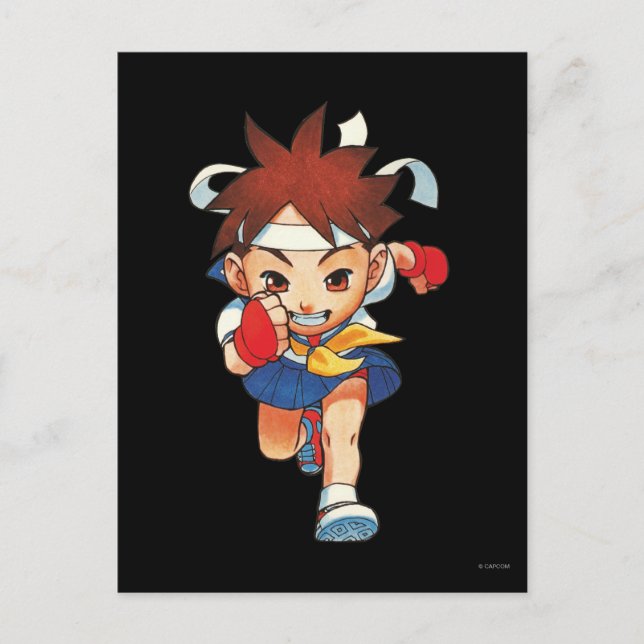 Super Puzzle Fighter II Turbo Sakura Postcard (Front)