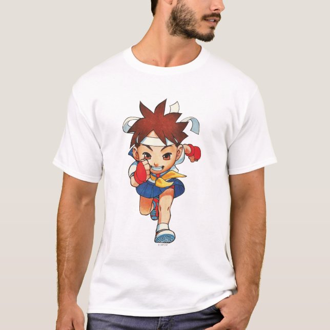 Super Puzzle Fighter II Turbo Sakura T-Shirt (Front)