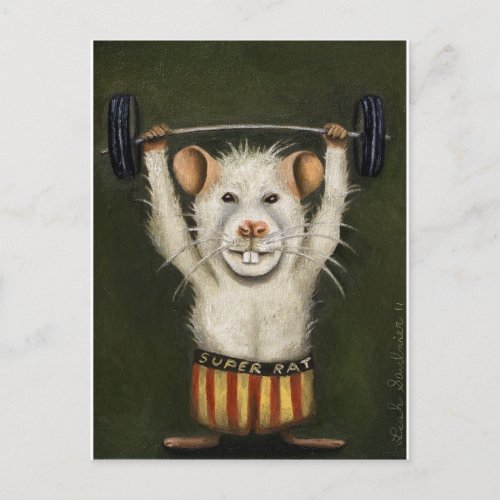 Super Rat Postcard