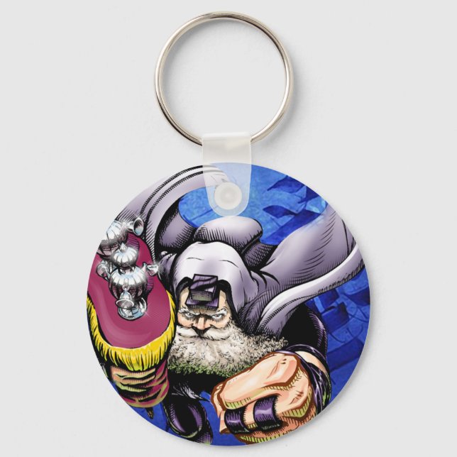 Super Rebbe Keychain (Front)