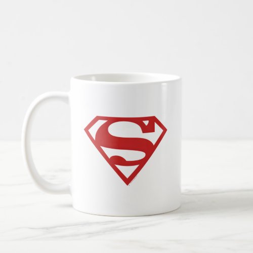 Super Red On Black Shield  Coffee Mug